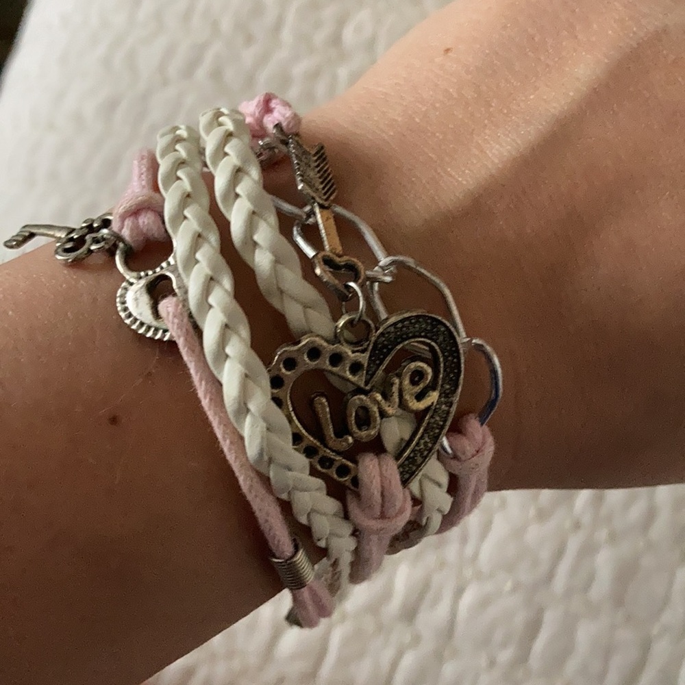 Love wrap bracelet valentines